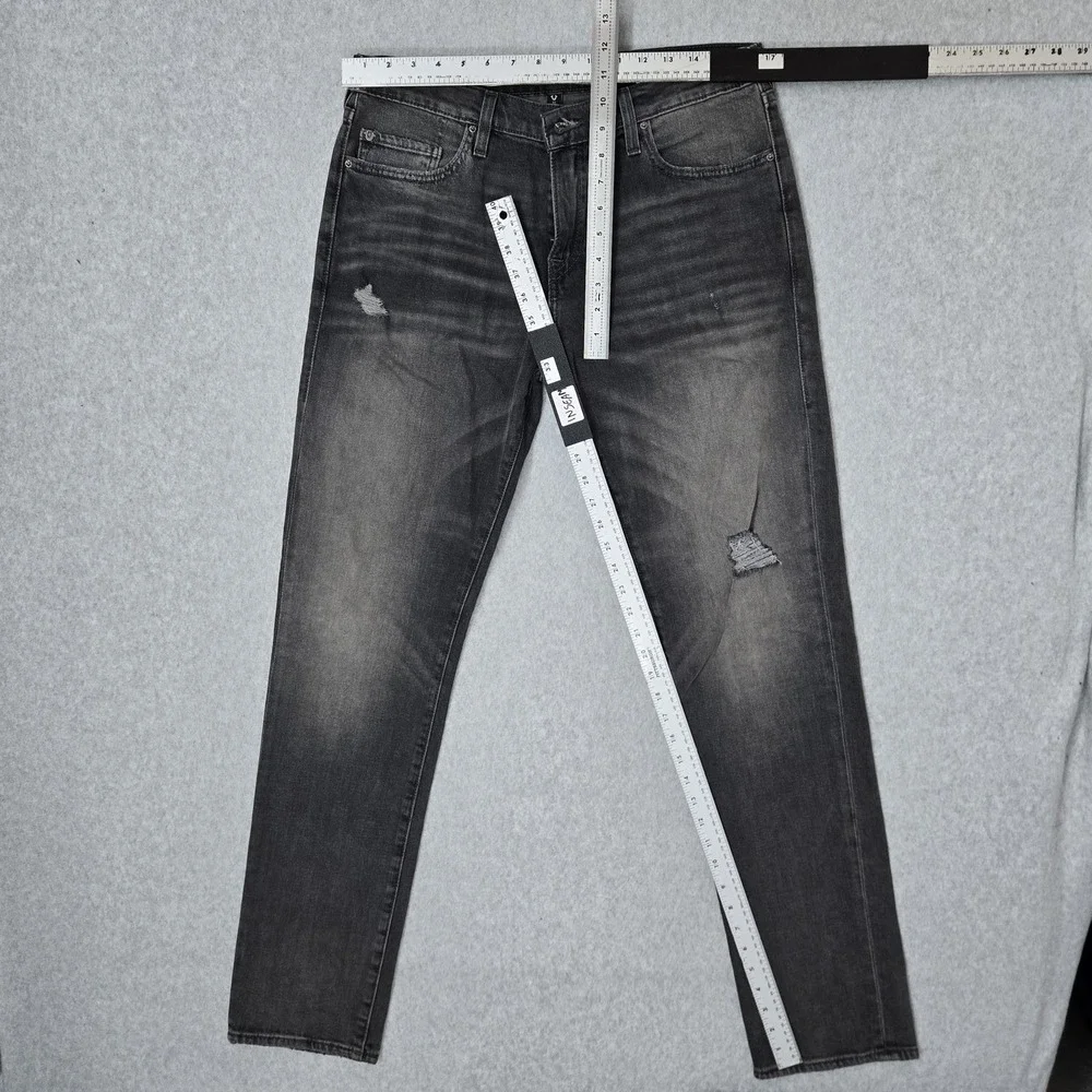 True‎ Religion Men Jeans 32 Gray Denim GENO Relaxed Slim 33